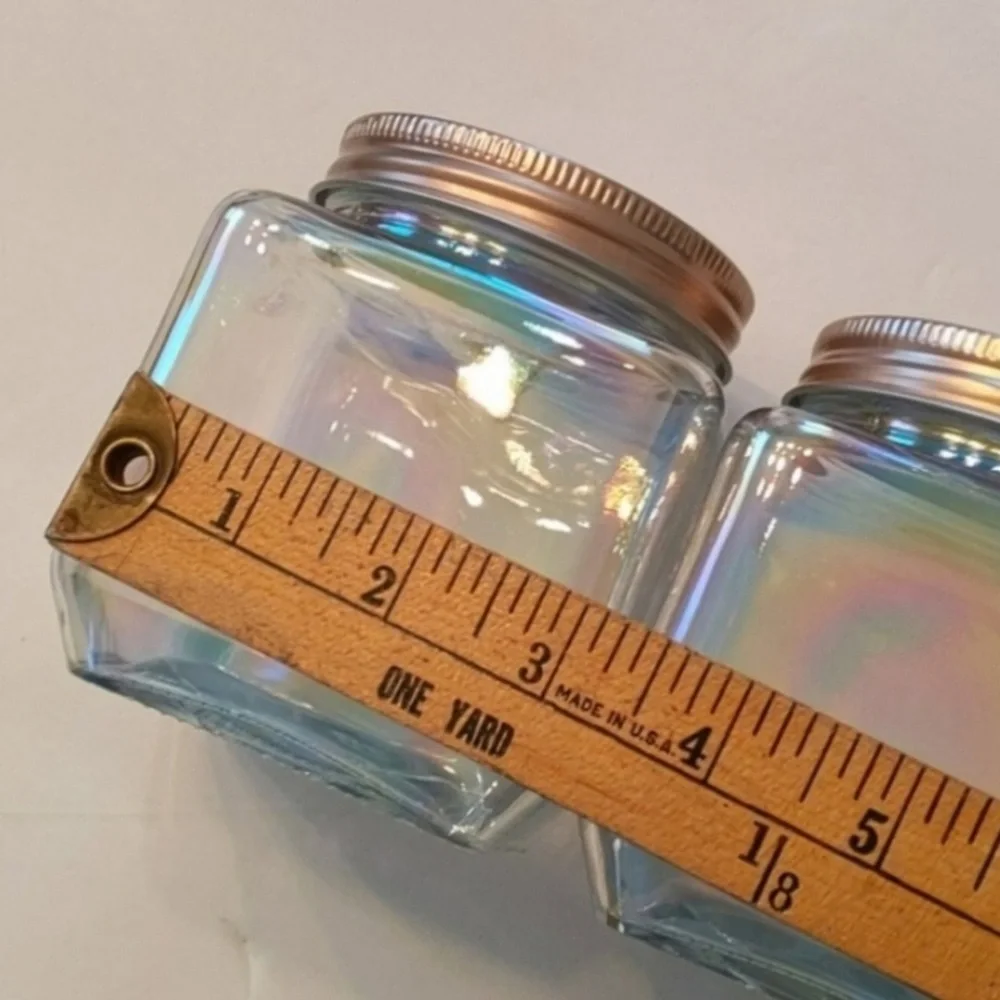 Iridescent 3 jars new storage